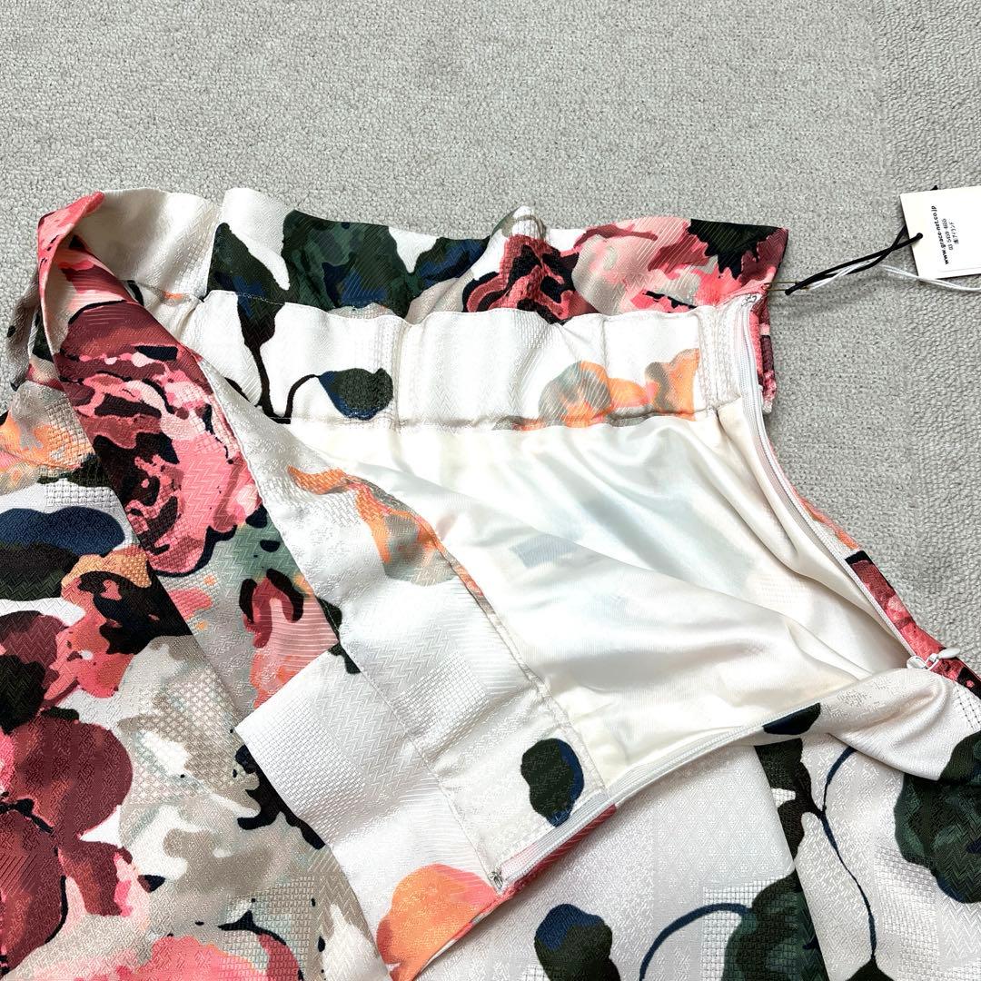 ★新品★ GRACE CONTINENTAL フレアスカート　花柄　Mサイズ