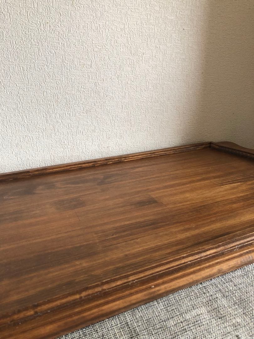 vintage チェリー材 ウッドボード パネル 看板 古道具 北欧 クラシカル