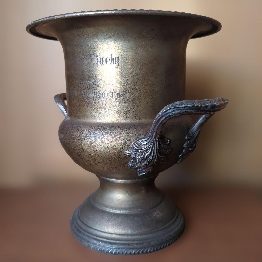 【レトロ】トロフィー 銀メッキ