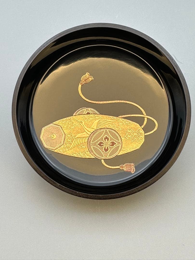 茶道具　棗　鈴木光入　ぶりぶり蒔絵