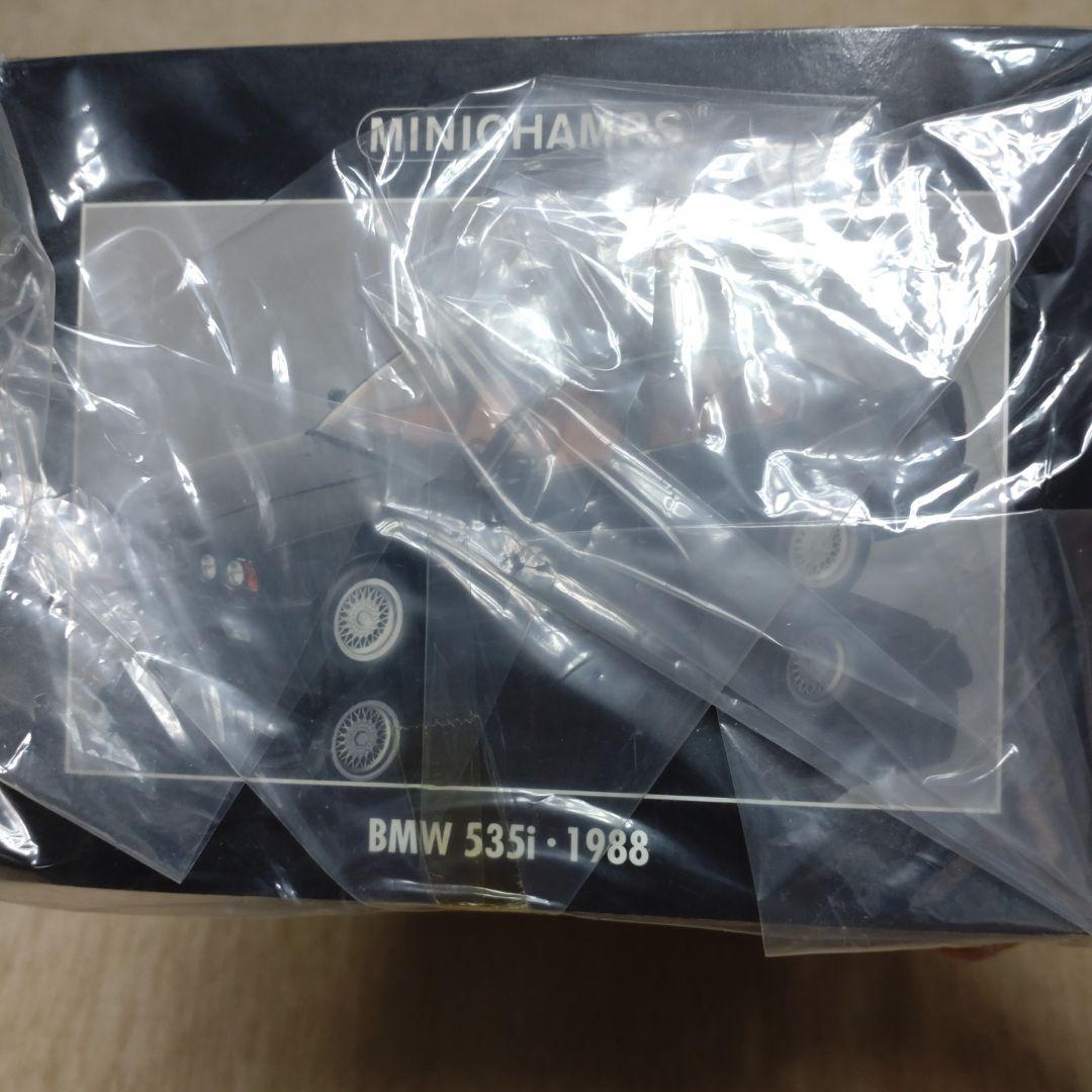 【新品・未開封】MINICHAMPS BMW 535i 1988 1:18