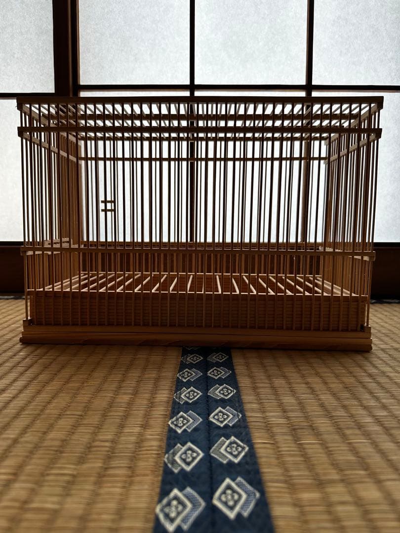 竹製鳥籠 上籠 並籠