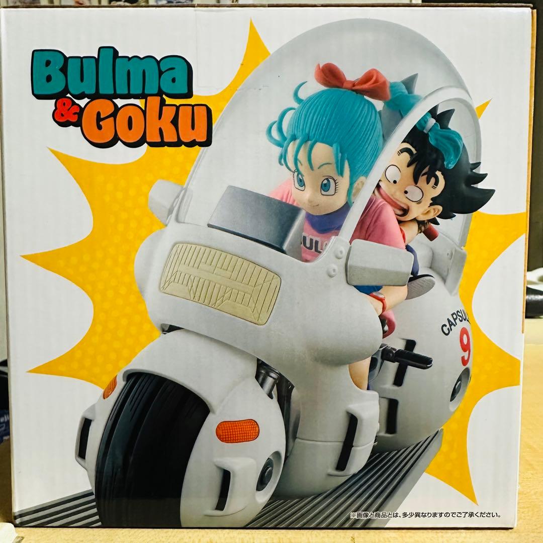 海外正規品新品未開封一番くじドラゴンボールA賞ブルマ孫悟空バイク