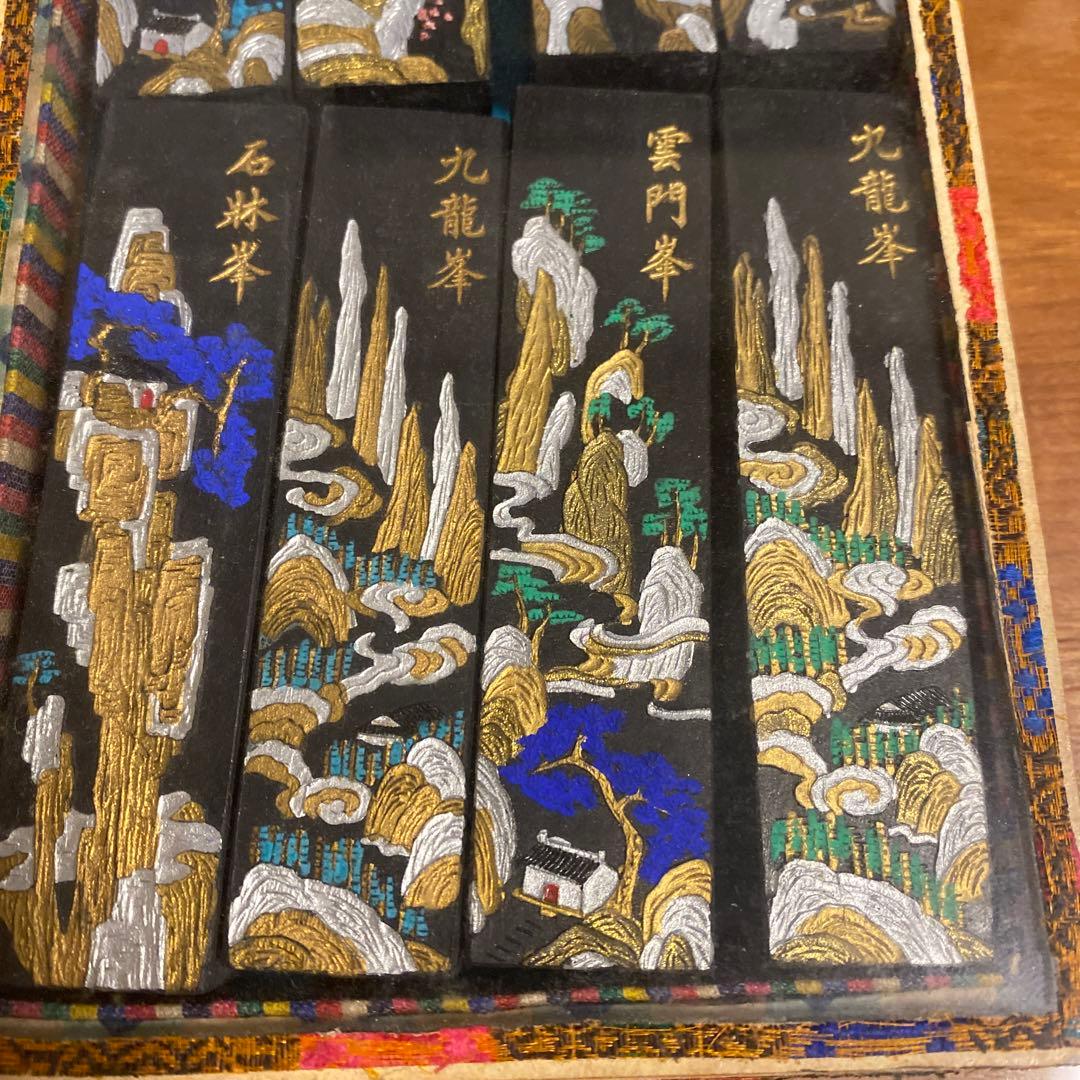 中国の墨、八個セット