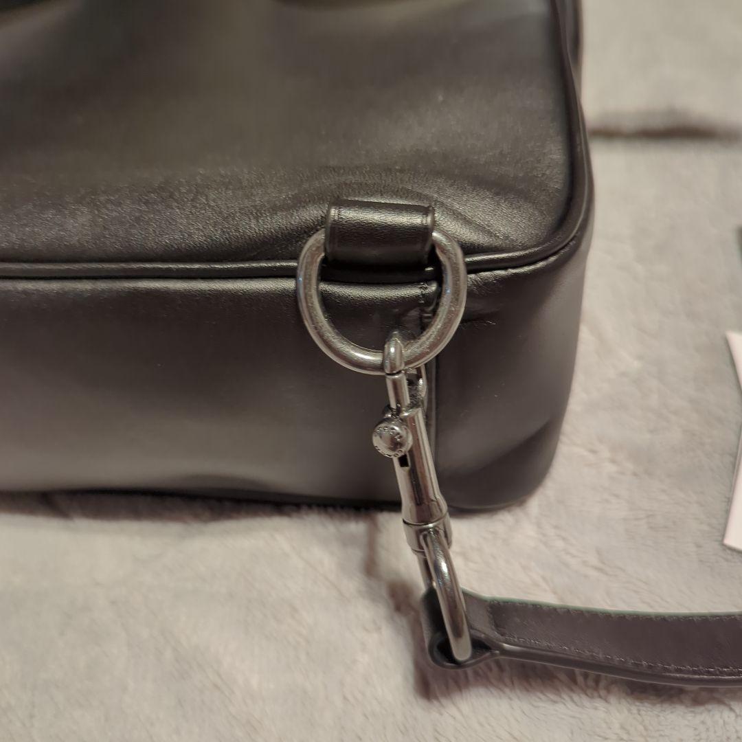 【使用回数5日】COACH ブラック レザービジネスバッグ リュック紐収納可