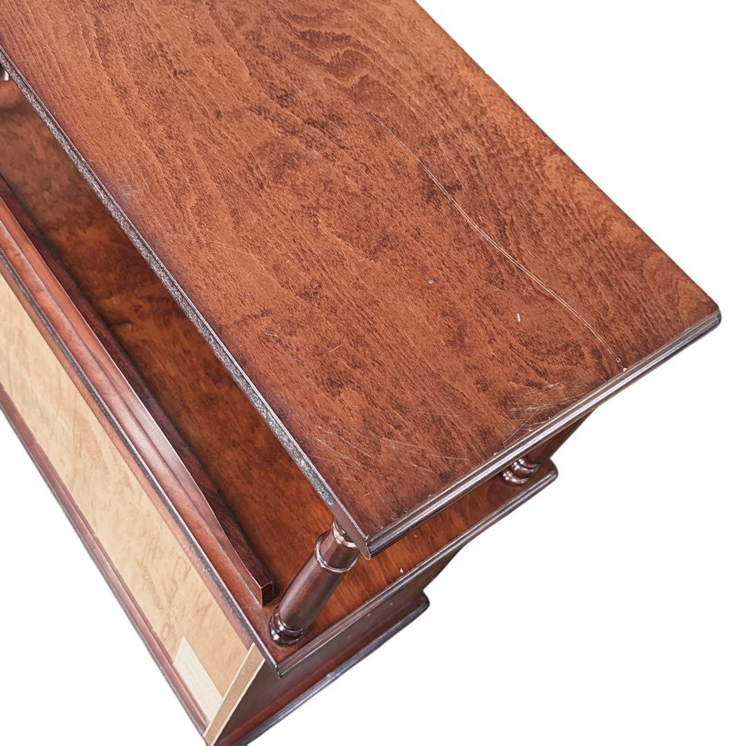 四国工芸◎木製 キャビネット◎ガラスコレクションケース 飾棚