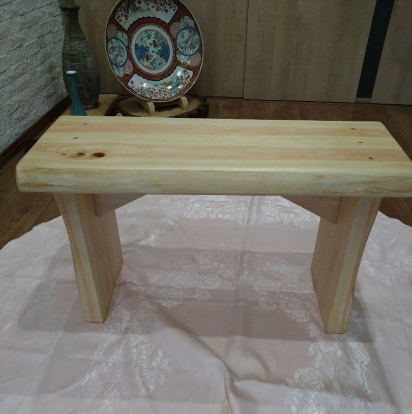 檜のベンチ73　mk♡❕　総檜造り　リビング、食卓のベンチ