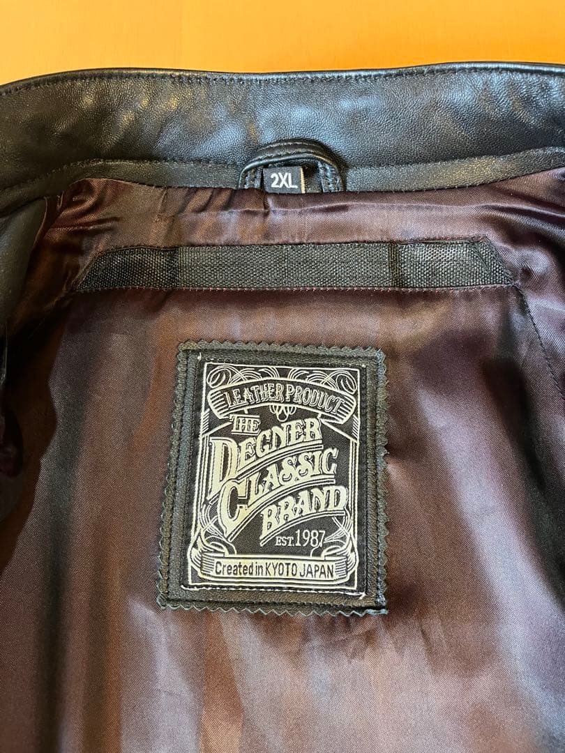 デグナー ライダースジャケット 22SJ-3 メンズ