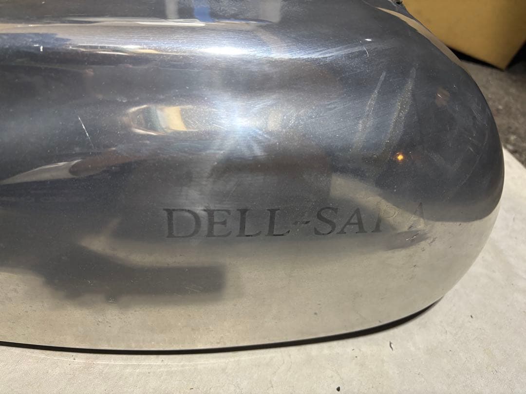 SR400 メタリックシルバータンク B級品