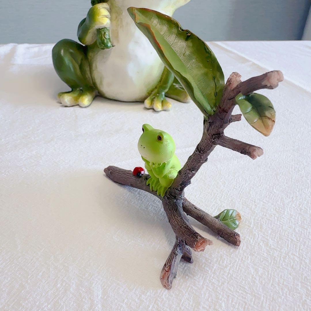 カエルさんの置き物　5点セット