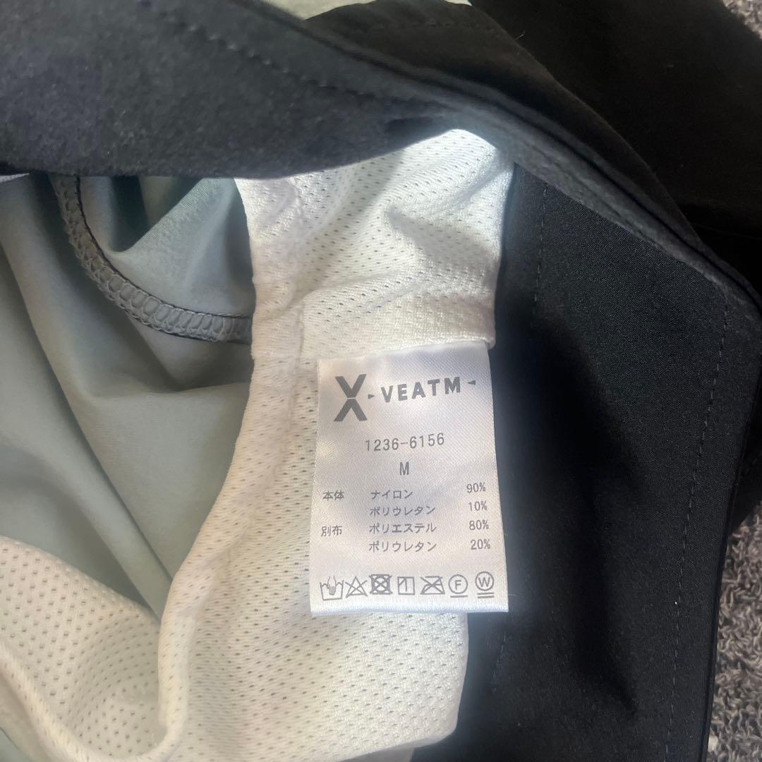 VEATM サーフパンツ Mサイズ 黒/水色