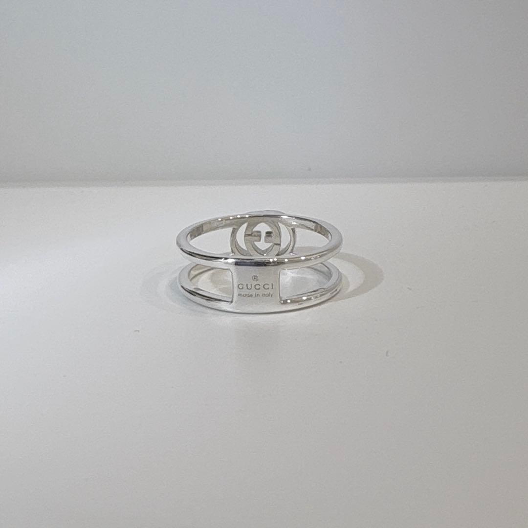 GUCCI インターロッキングG ワイヤーリング 9号