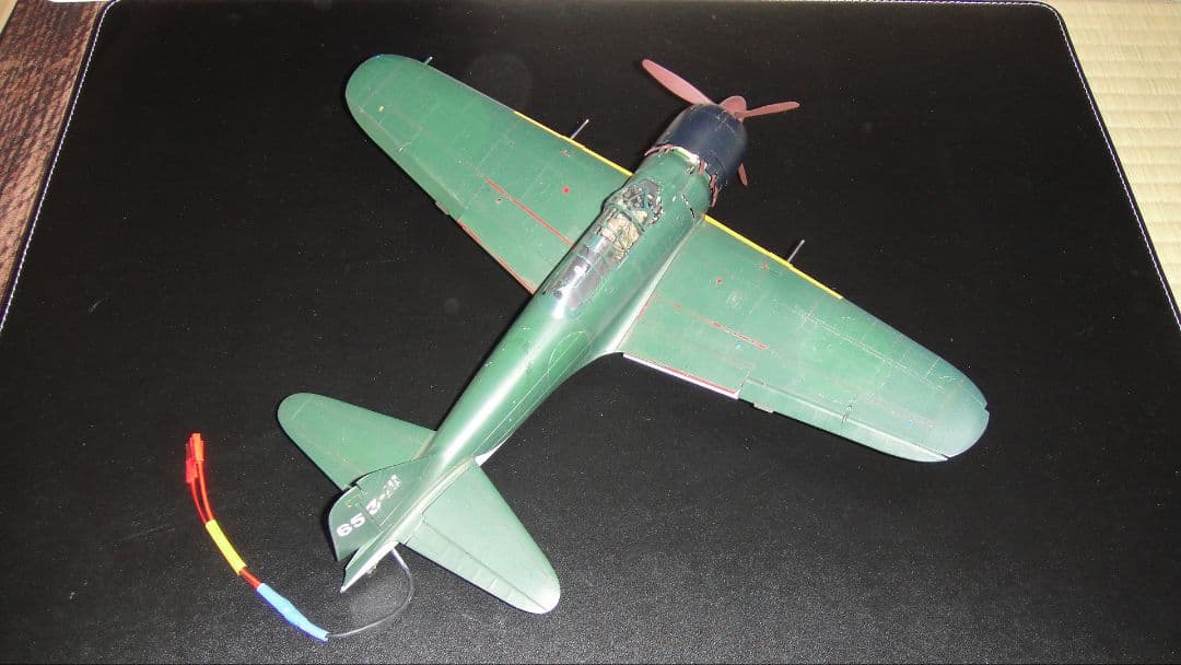 タミヤ 1/32　リアルサウンド　零戦　(完成品　欠品あり現状品)