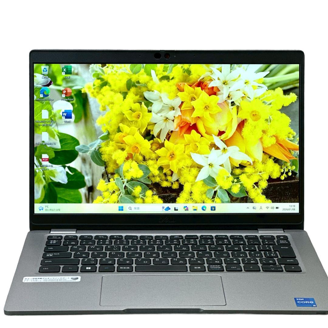 第11世代★DELL【i5★8GB/256GB】13.3型バッテリ新品級　715