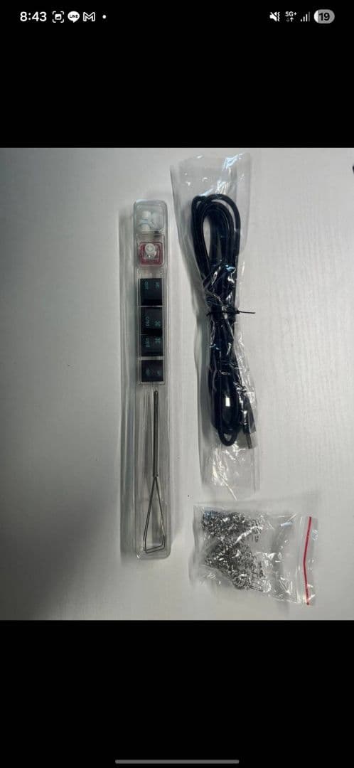 コンパクトキーボード ダークブルー ベージュ