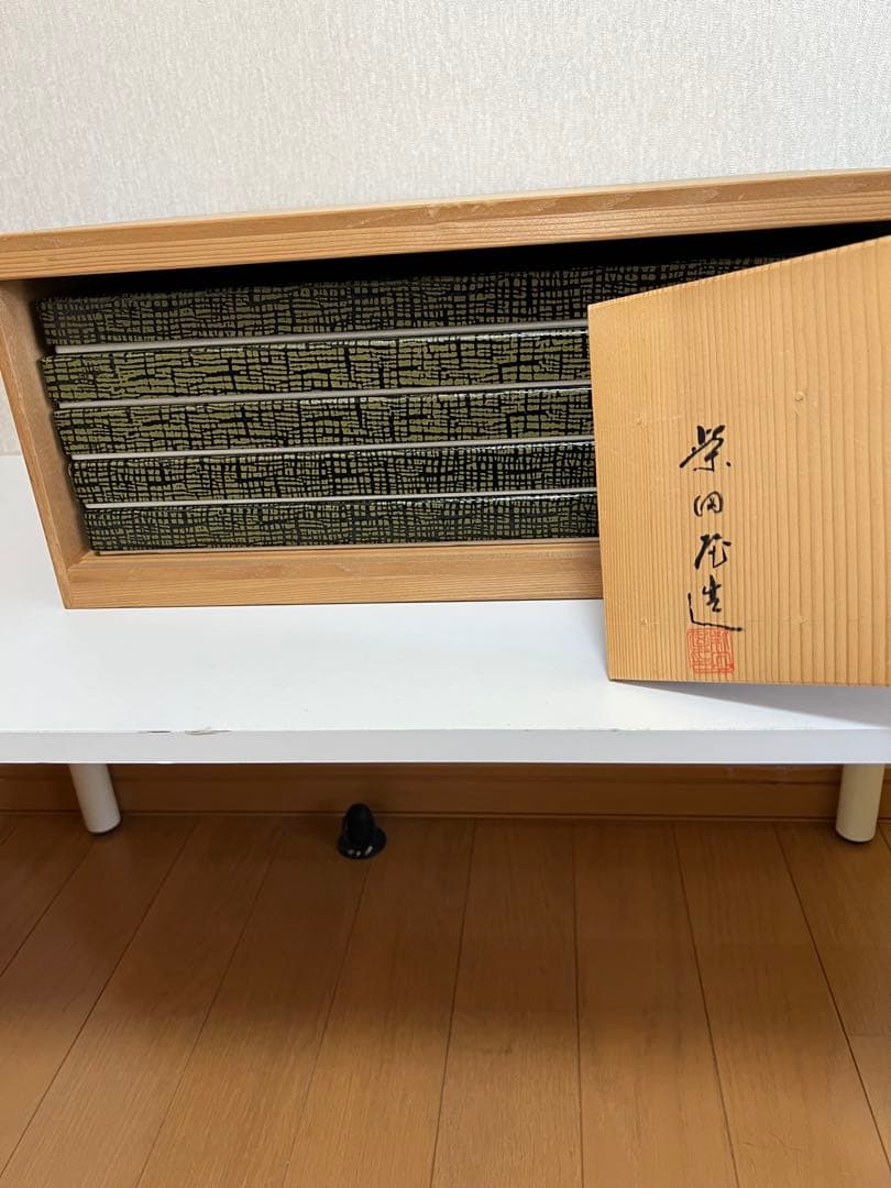 未使用品　輪島塗 卓上膳 5客会席膳/懐石膳/お膳セット⭐︎お値下げ中⭐︎