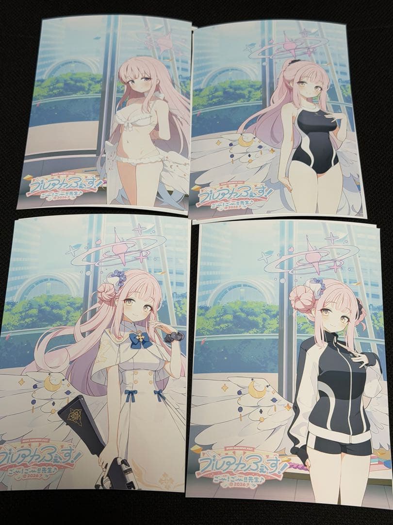 ブルアカふぇす　写真　ミカ 通常/水着/スクール水着/体操服 4種