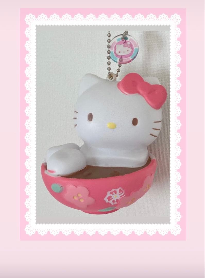 【希少品】レア ハローキティ ぜんざい スクイーズ サンリオ2017年♡平成