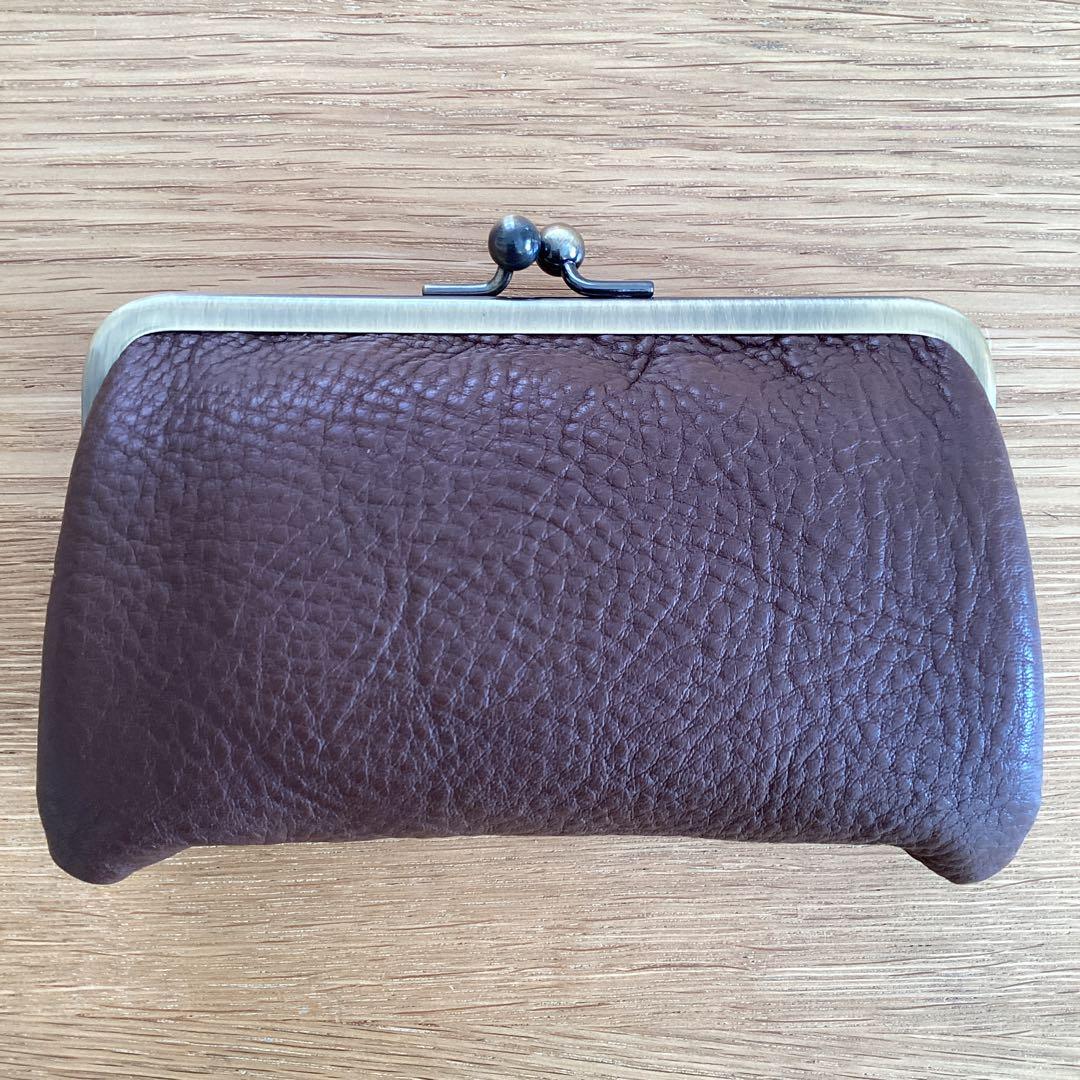 新品‼️ 美品‼️ 土屋鞄製造所　ブラウンレザー　がま口ケース