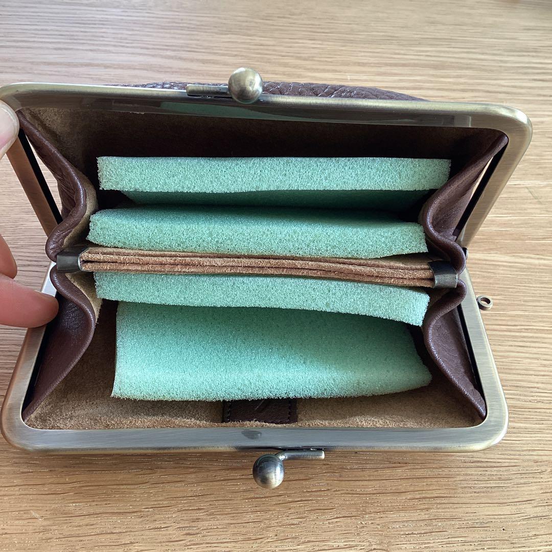 新品‼️ 美品‼️ 土屋鞄製造所　ブラウンレザー　がま口ケース