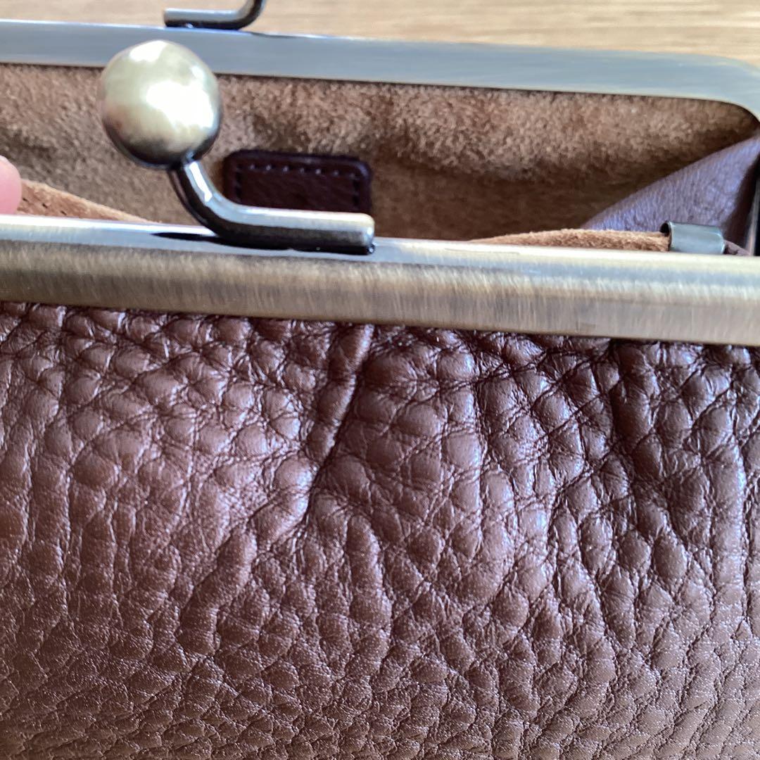 新品‼️ 美品‼️ 土屋鞄製造所　ブラウンレザー　がま口ケース