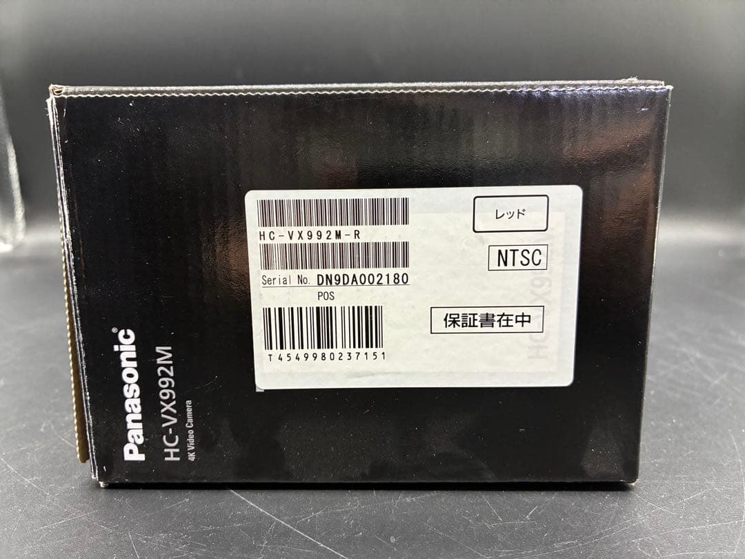 Panasonic HC-VX992M レッド デジタル4Kビデオカメラ 美品