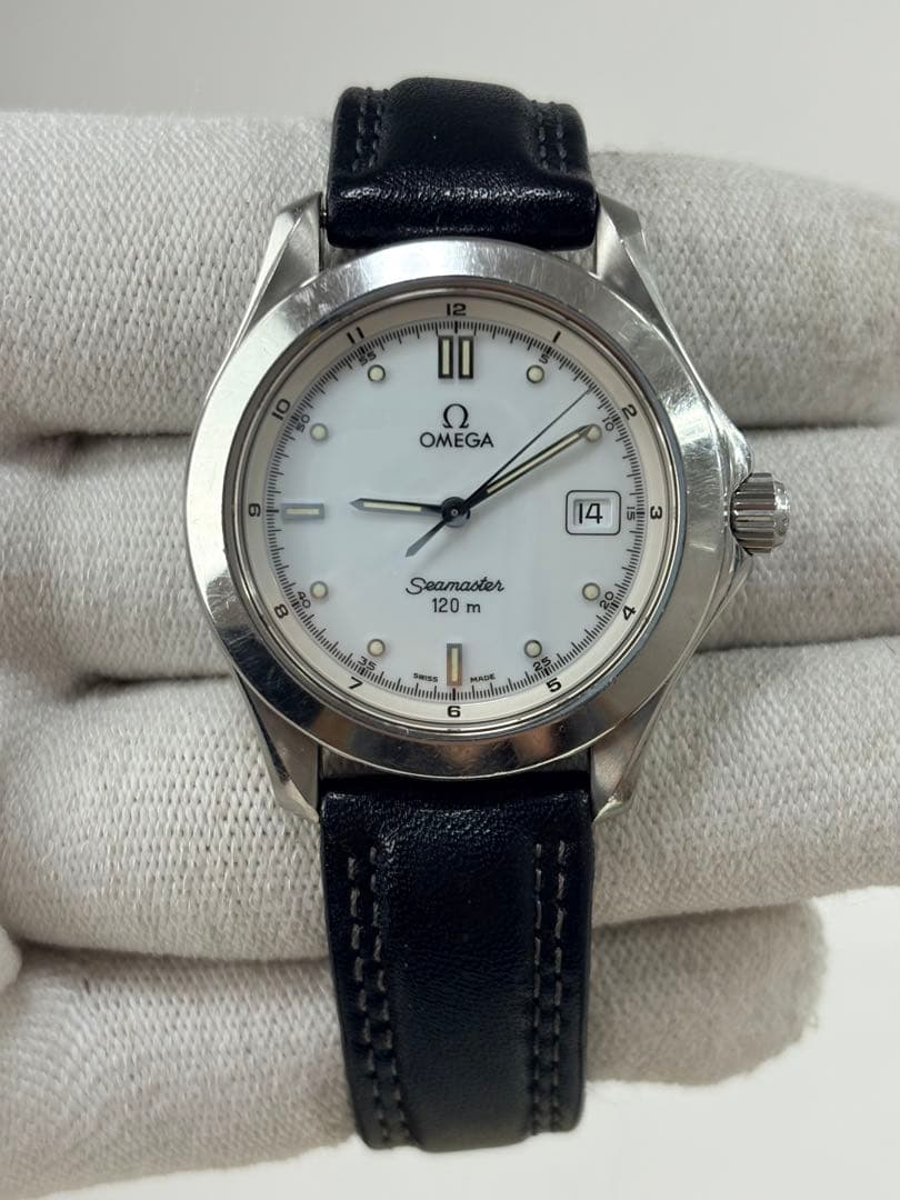 オメガ シーマスター120m Ref.396.1501 クォーツ メンズ純正尾錠