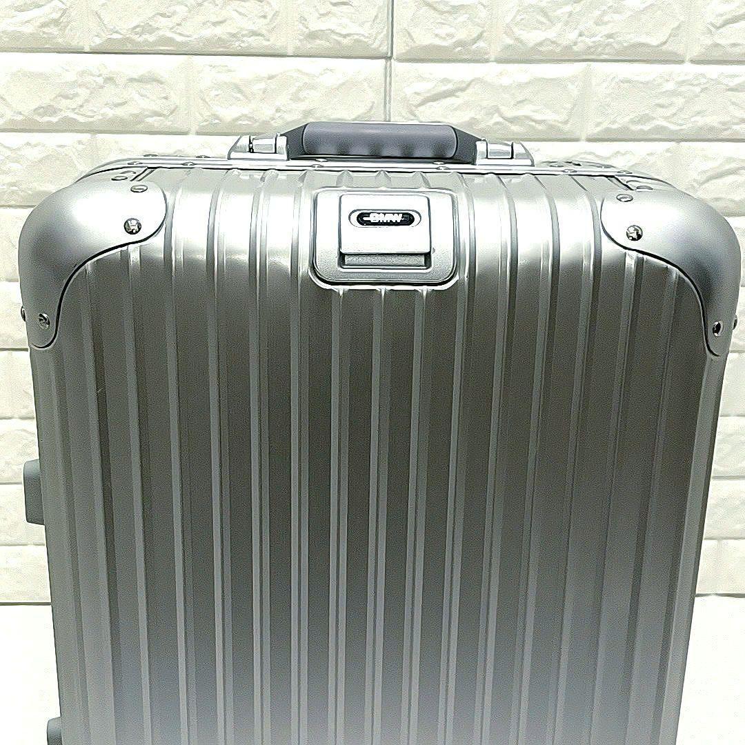 美品32L　BMW　四輪ホイール　アルミ　スーツケース　キャリーケース　シルバー