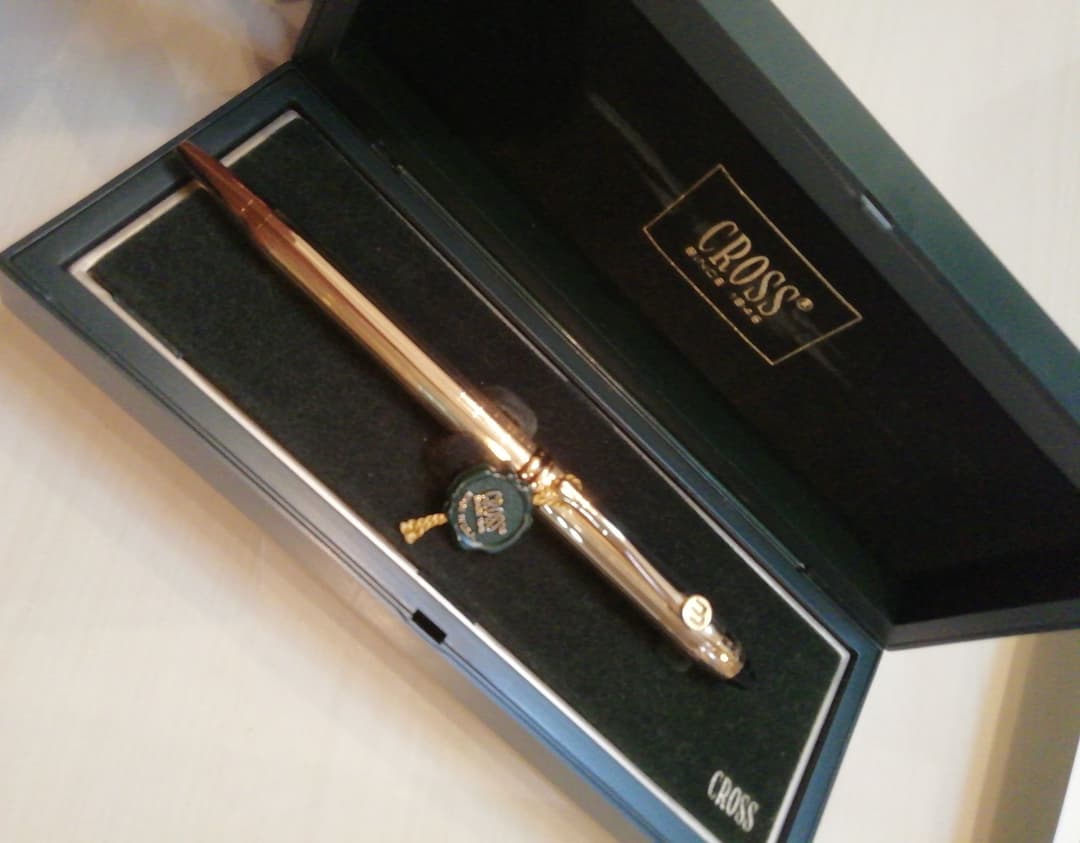 クロス ボールペン　☆タウンゼント　ゴールド【未使用】