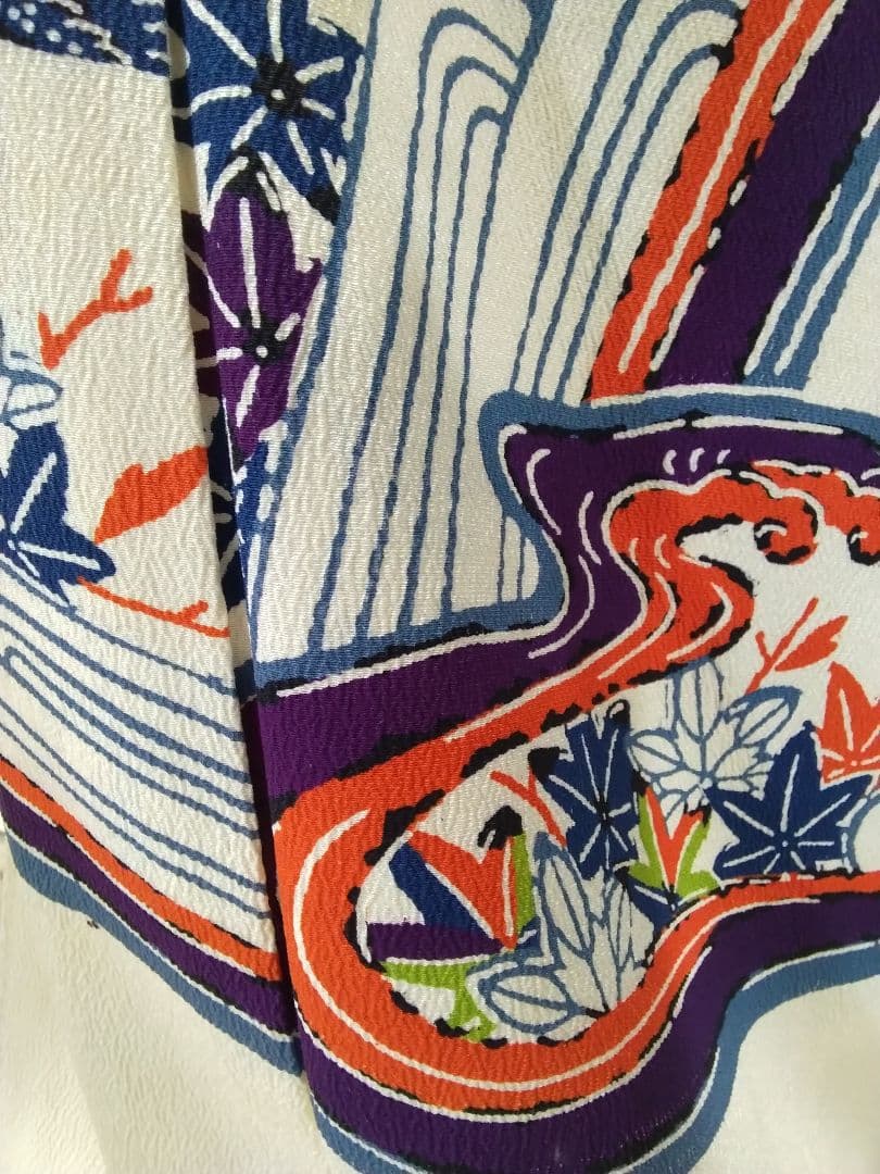 【専用】、正絹振袖、我妻紅型落款、重ね衿帯揚げ帯締め、袋帯、長襦袢★