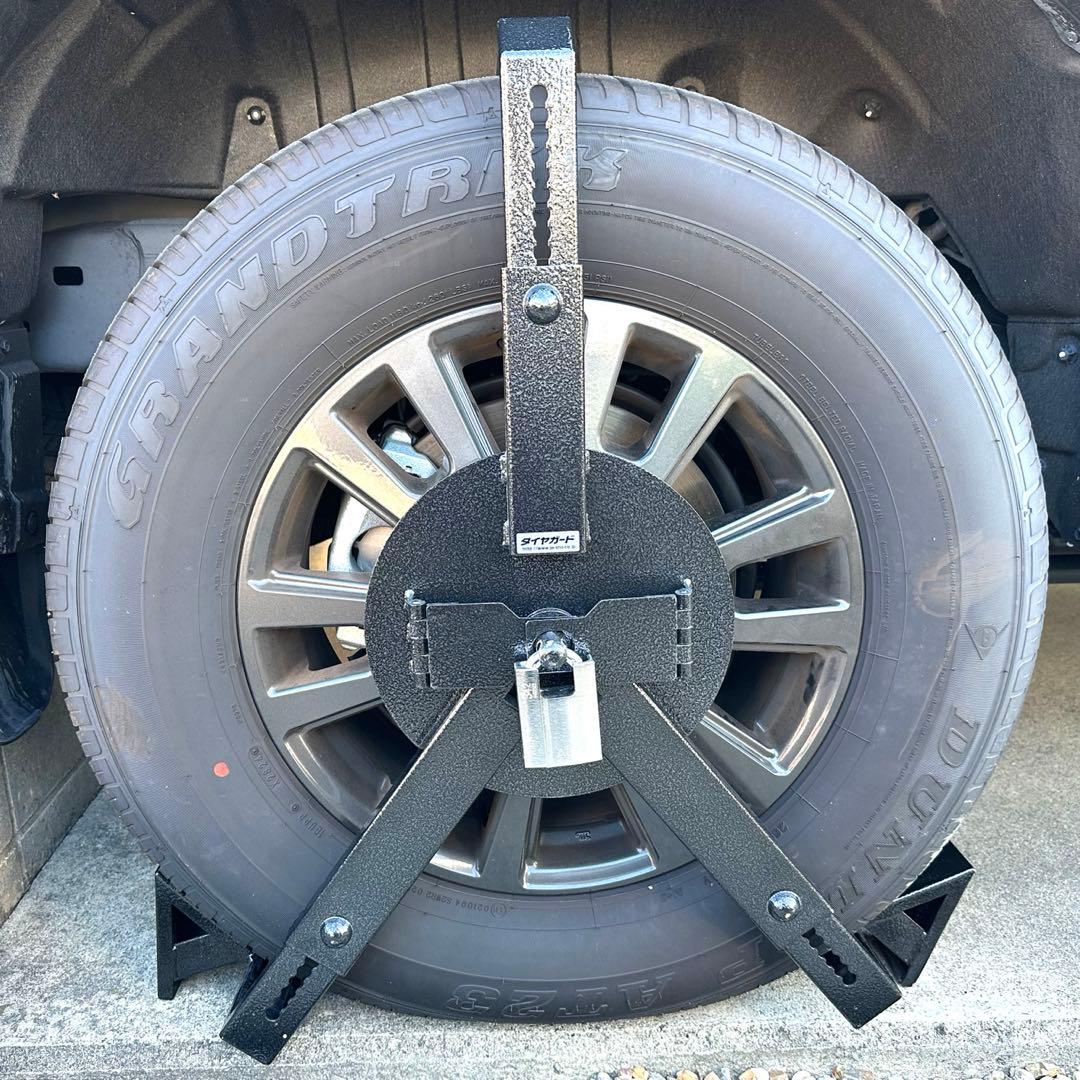 New タイヤガード 錠商 JO-SHO 最強 タイヤ ホイール ロック