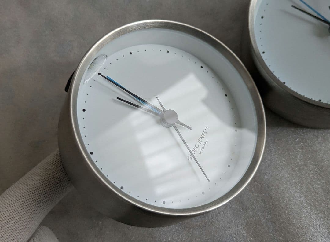 ジョージジェンセン　目覚まし時計　2個セット　壁掛け