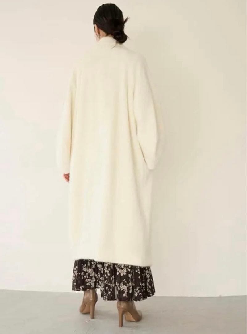 snidel シャギーロングコート