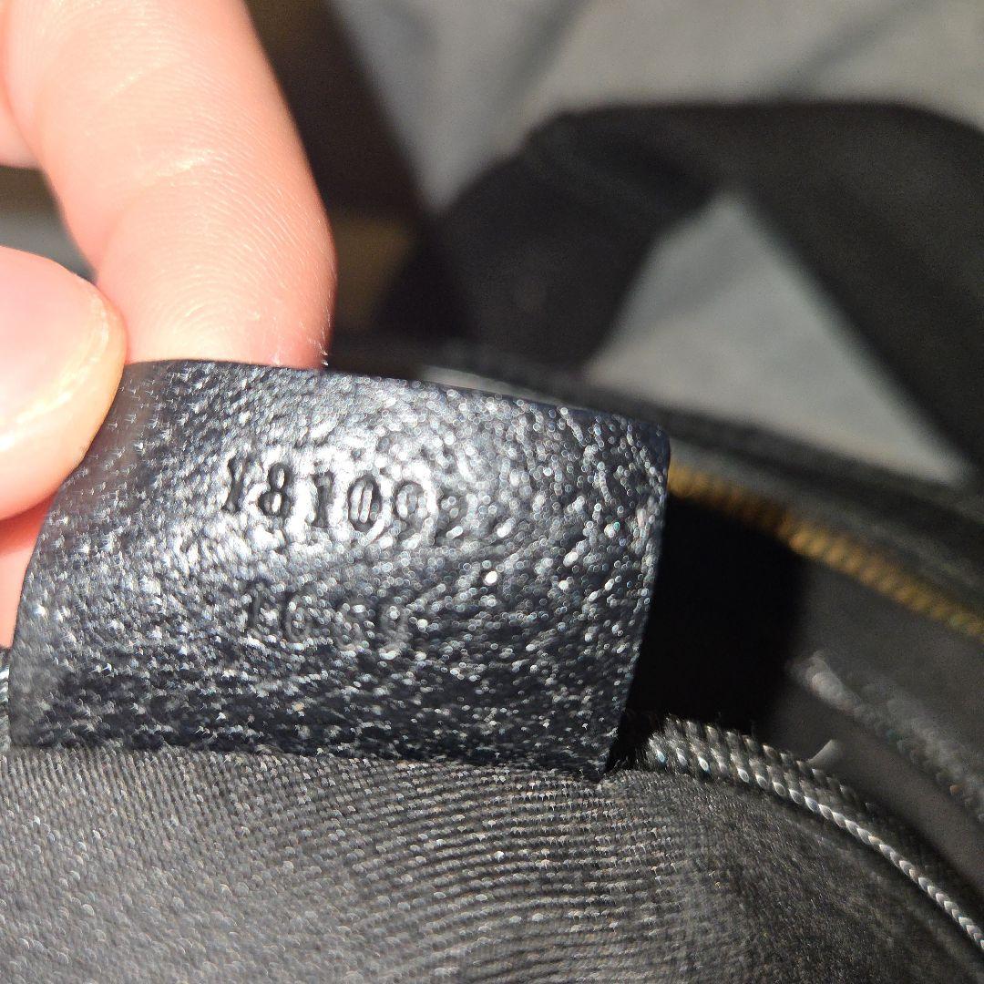 GUCCI 黒 ショルダーバッグ キャンバス