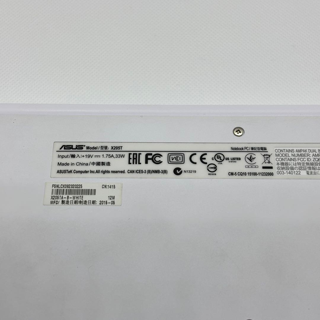 ✨美品✨ ASUS EeeBook X205TA ノートパソコン 小型軽量モデル
