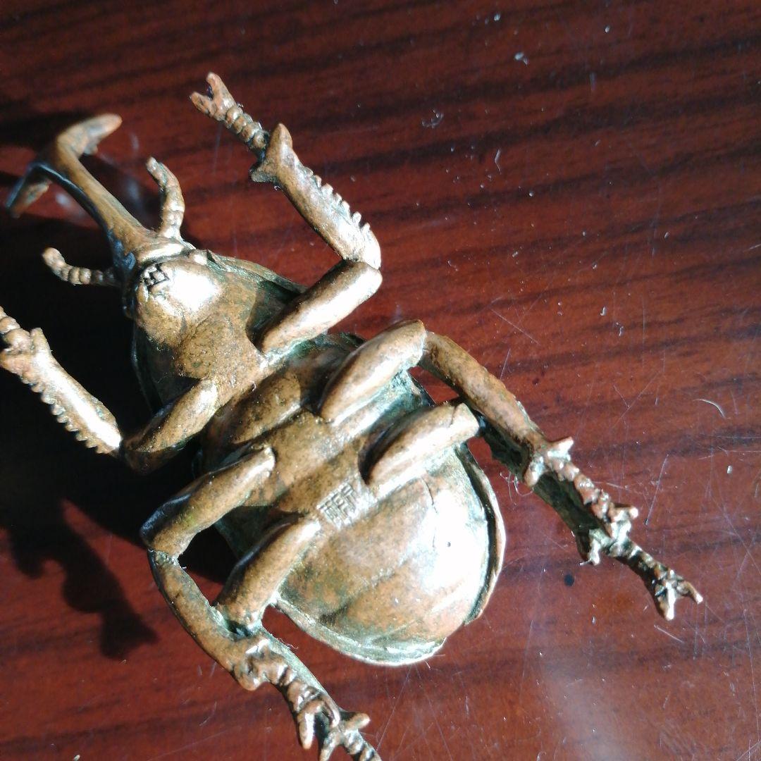 銅製甲虫　7cm