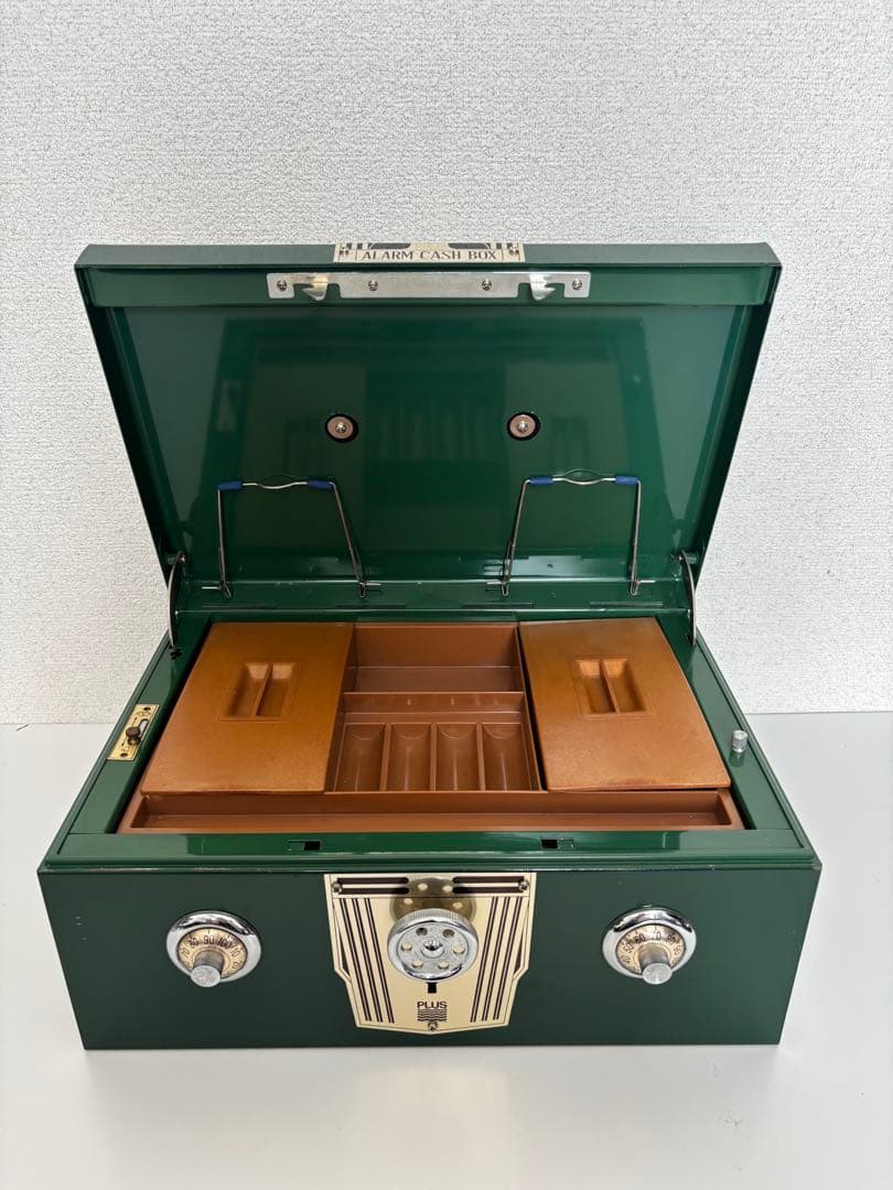 ALALRM CASH BOX 金庫 レトロ アンティーク 昭和