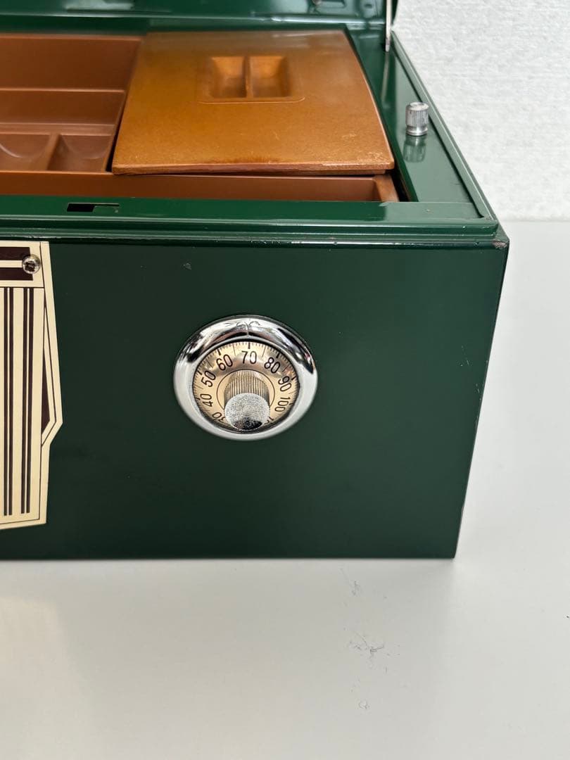 ALALRM CASH BOX 金庫 レトロ アンティーク 昭和