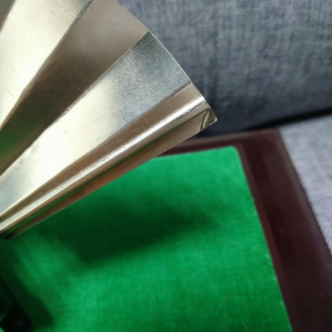 純銀！武比古作 扇子 金色装飾付きです(⌒▽⌒)