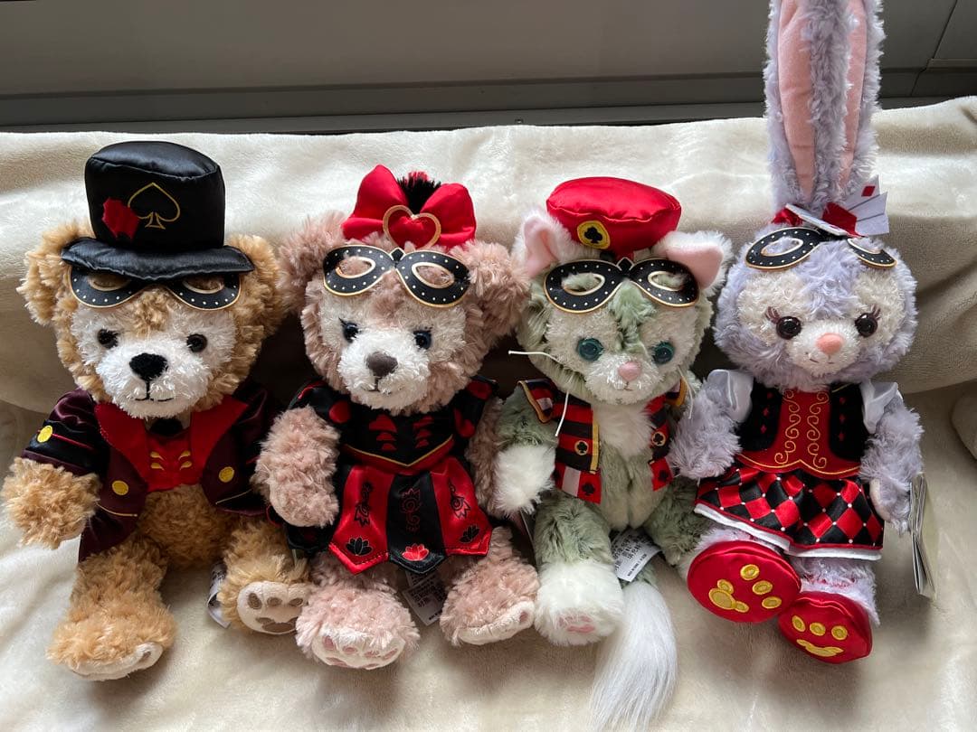 上海ディズニー　ぬいぐるみSSセット