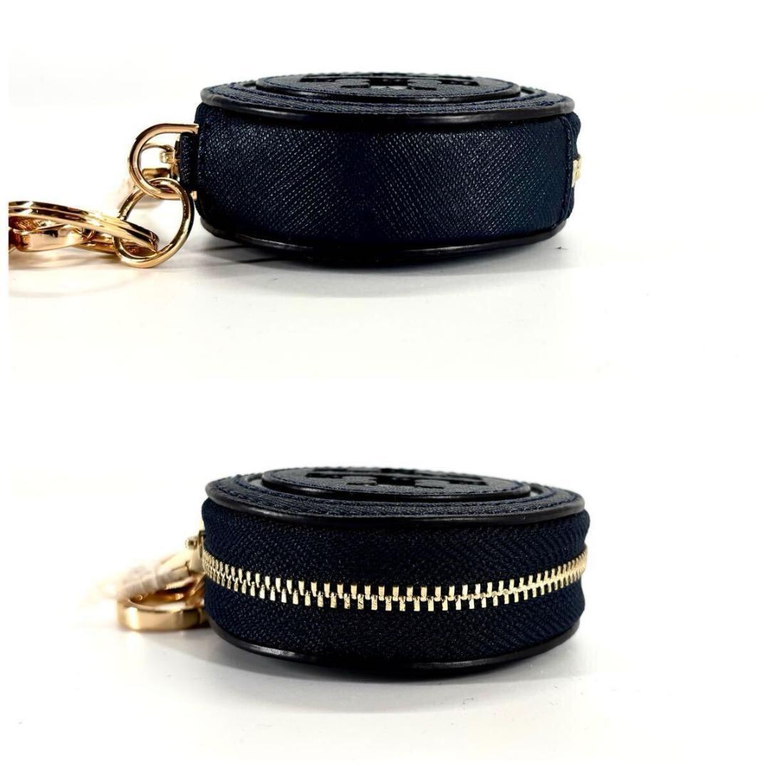 未使用 TORY BURCH トリーバーチ ケース ネイビー　レザー