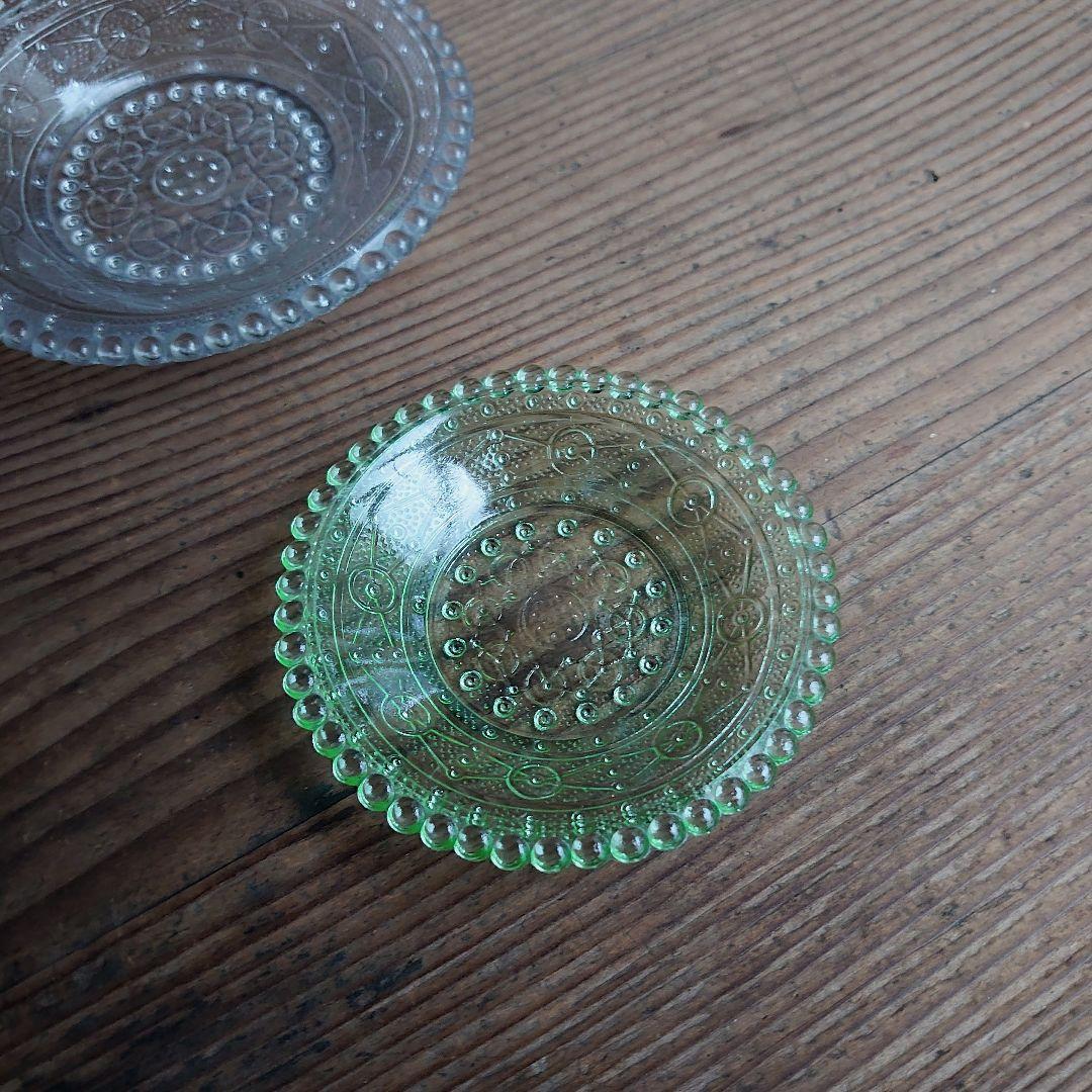 【ご成約】赤縁 碗形 水玉文 あぶり出し 氷コップ と 骨董の器 おまとめ