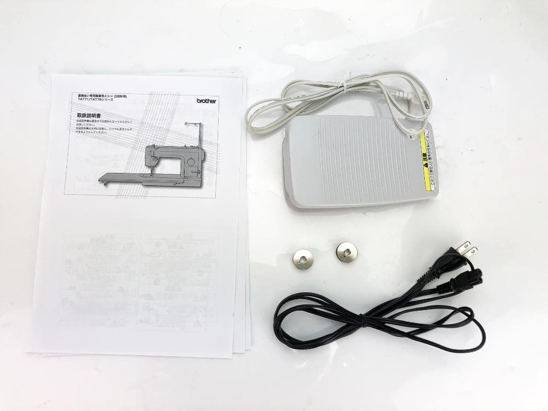 【中古・美品】ブラザー 職業用ミシン　TAT7602 クリエイティブスタジオ２