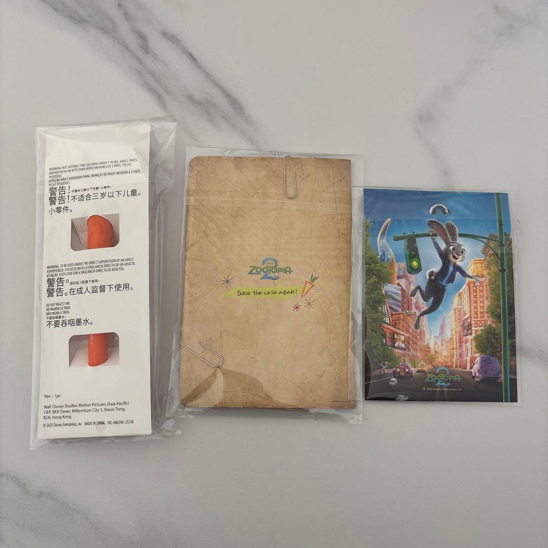 ズートピア2 韓国特典　2点セット