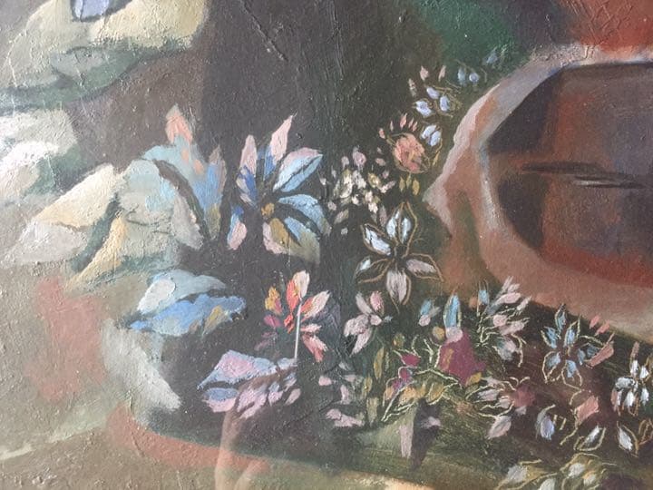 絵画 油絵 真作　今永清玄