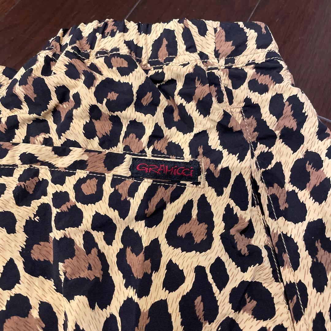 グラミチ　ニコアンドヒョウ柄 サルエルパンツ 調整可能ベルト付き