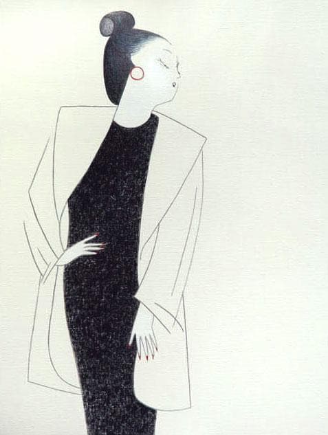 油絵 菅家令子 絵 絵画インテリア額付(青緑＋金色の枠) F6-082511女性