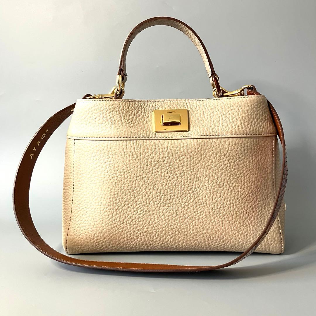 ◆ATAO アタオ ハンドバッグ ショルダーバッグ 2way