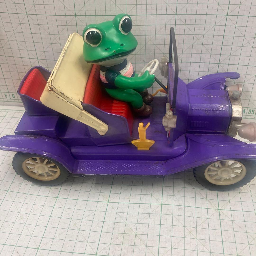 野村トーイ製ケロヨン自動車 No.1ブリキ玩具1968年頃に発売フリクション動力