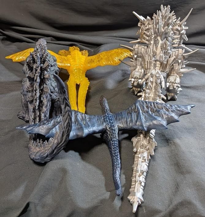 決戦機動増殖都市マスターディテールメカゴジラ 他（バンダイ）４体セット